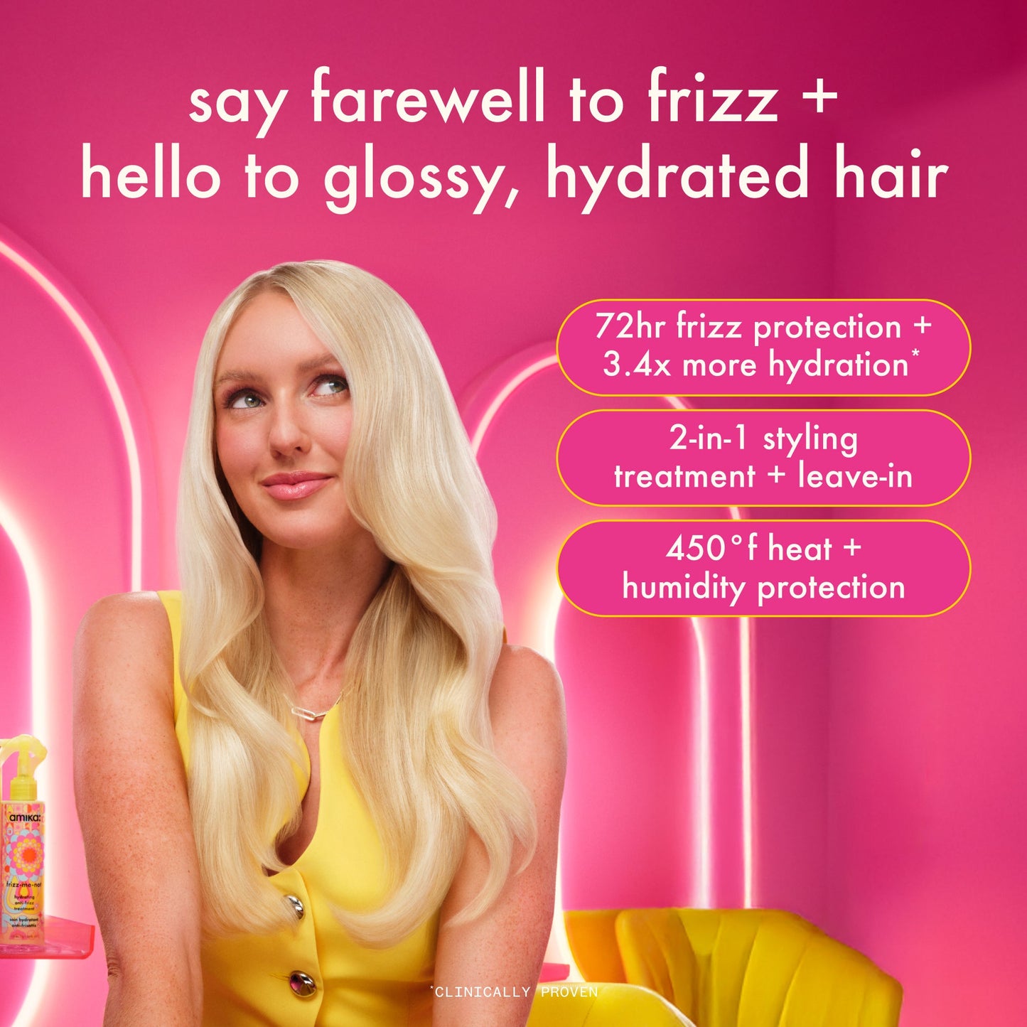 amika | frizz-me-not hydrating anti-frizz treatment (200ml)