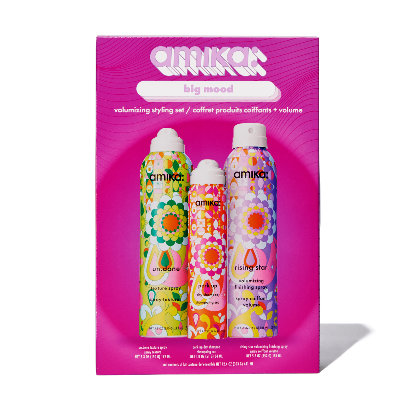 amika | big mood volumizing styling set