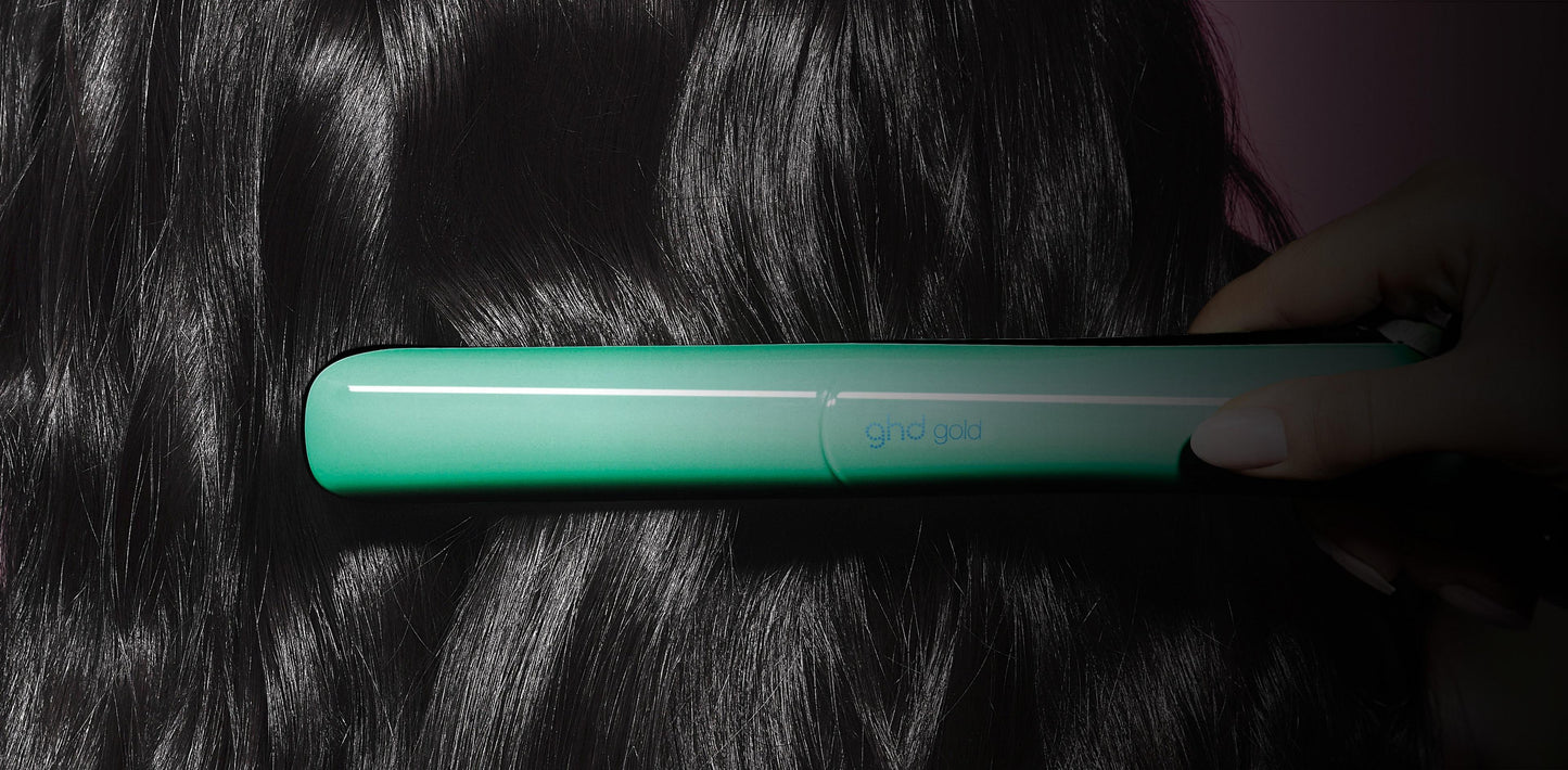 ghd | Gold Flat Iron (1" Plate) in Jelly Mint