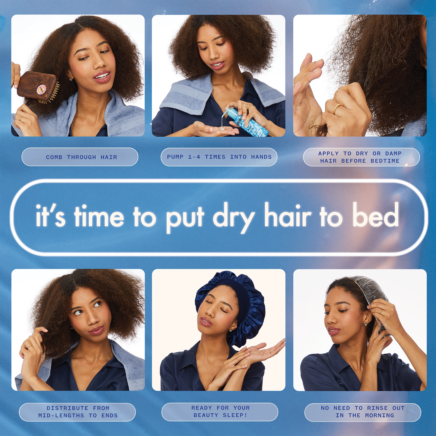 amika | dream routine overnight hydrating hair mask (100ml)