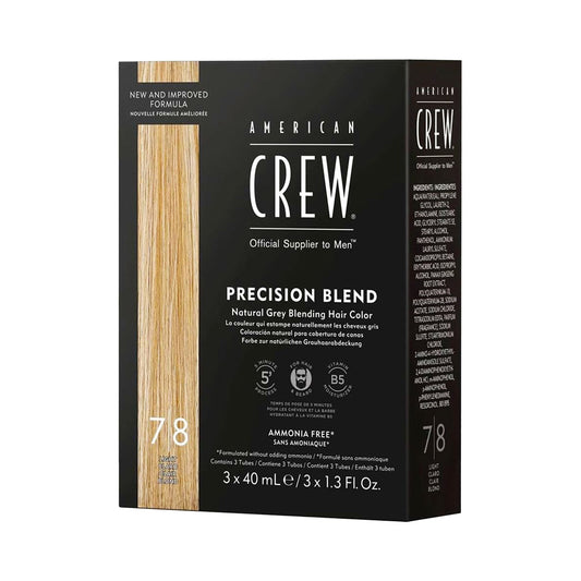 American Crew | Precision Blend Hair Dye – Light (3 x 40ml)