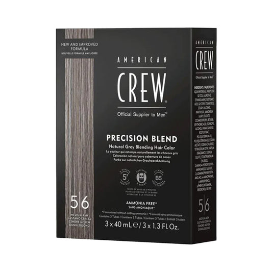 American Crew | Precision Blend Hair Dye – Medium Ash (3 x 40ml)