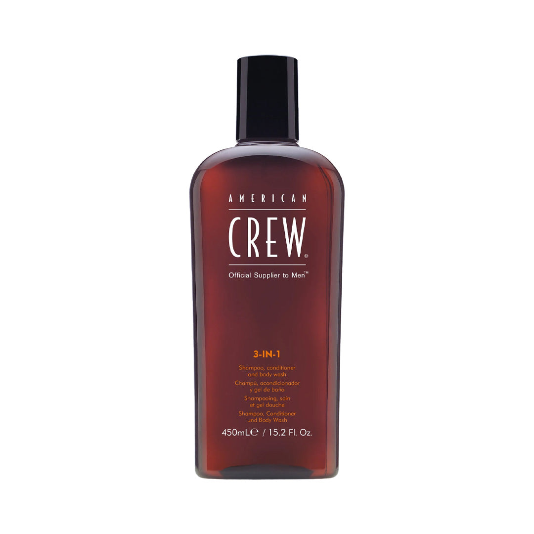 American Crew | 3-in-1 Shampoo, Conditioner, and Body Wash (450ml)