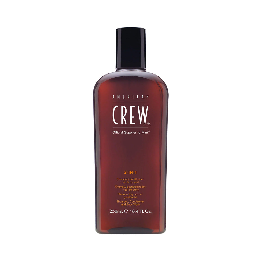 American Crew | 3-in-1 Shampoo, Conditioner, and Body Wash (250ml)