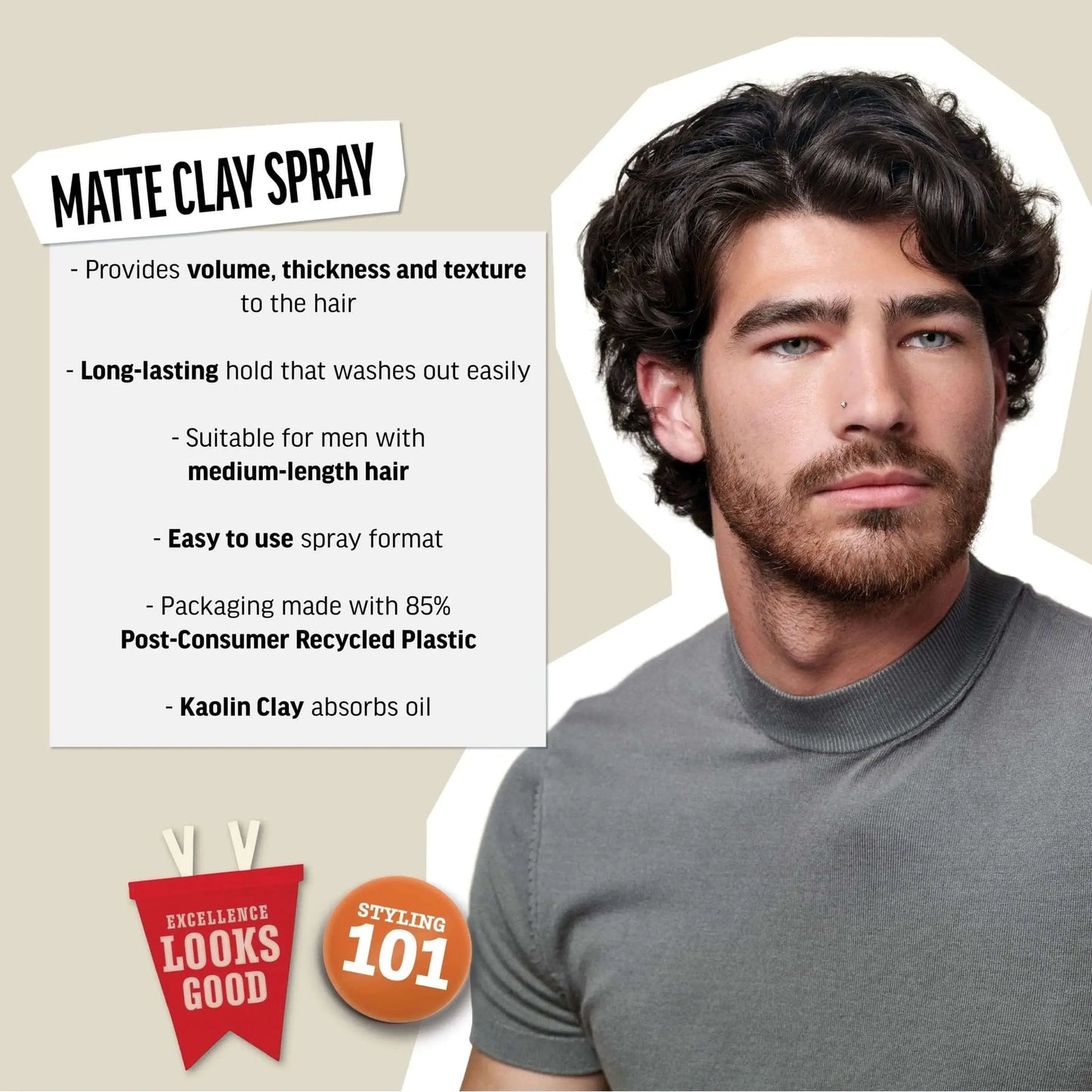 American Crew | Matte Clay Spray (150ml)