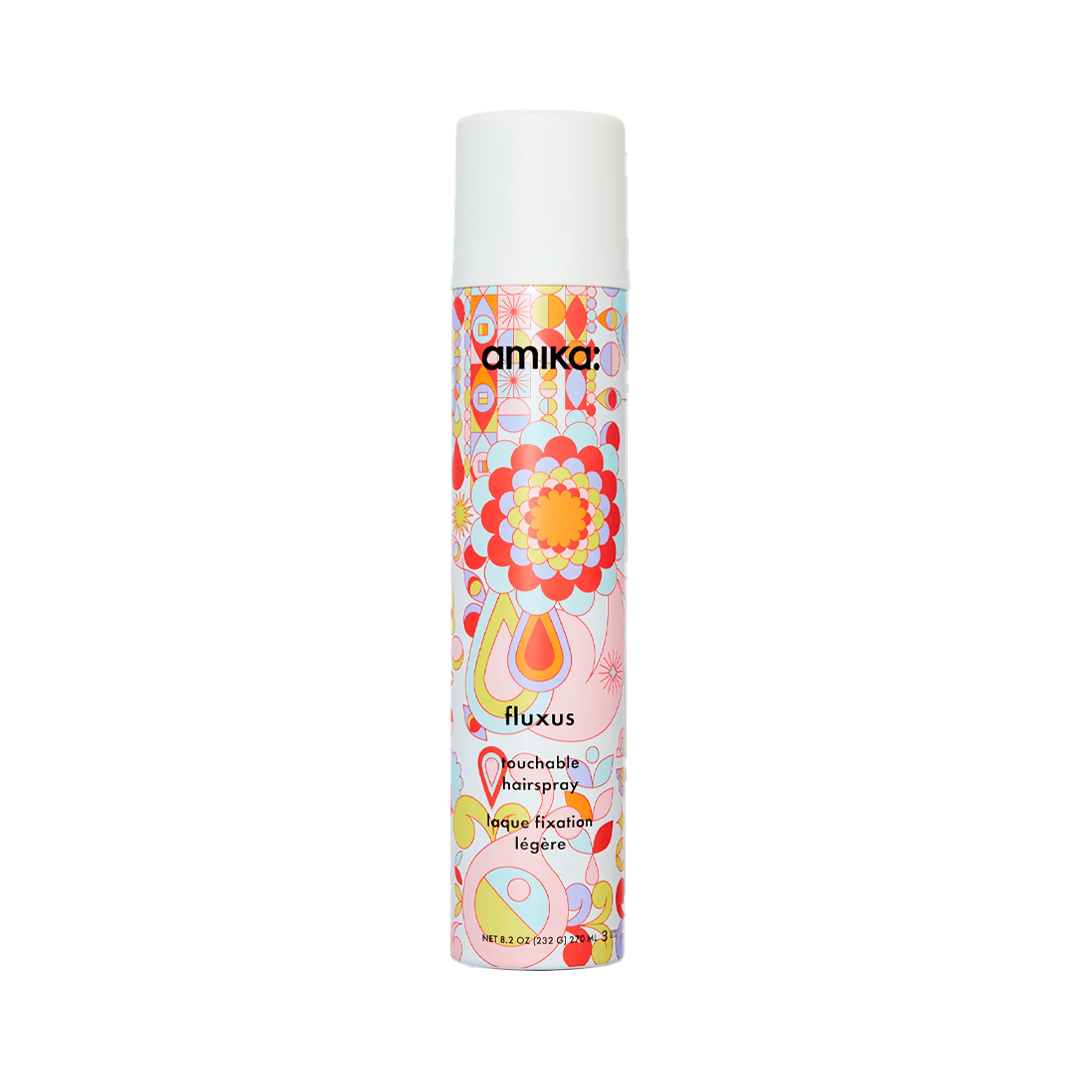amika | fluxus touchable, flexible hold hairspray (270ml)