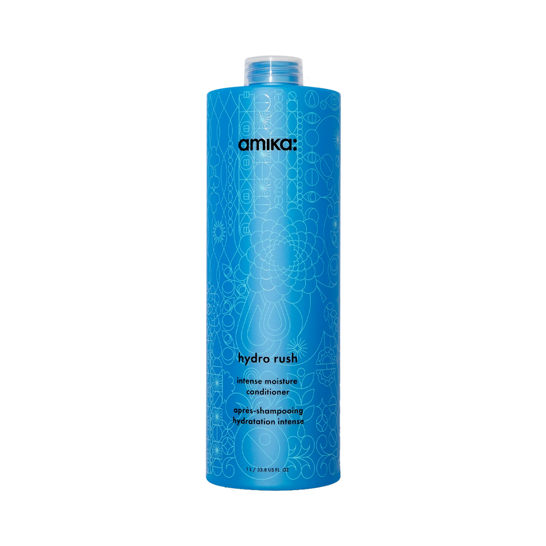 amika | hydro rush intense moisture conditioner for dry hair (1L)