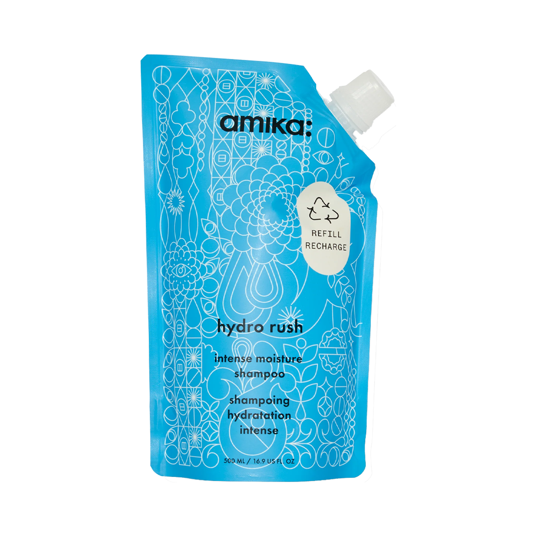amika | hydro rush intense moisture shampoo (500ml)