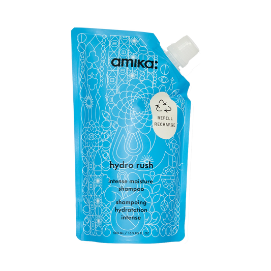 amika | hydro rush intense moisture shampoo (500ml)
