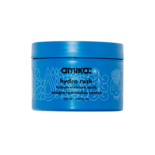 amika | hydro rush intense moisture hair mask with hyaluronic acid (250ml)