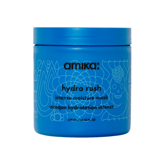 amika | hydro rush intense moisture hair mask with hyaluronic acid (500ml)
