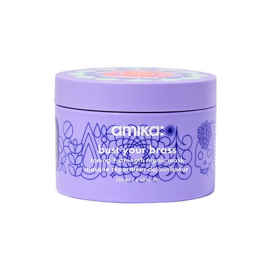amika | bust your brass toning + strength repair mask (250ml)
