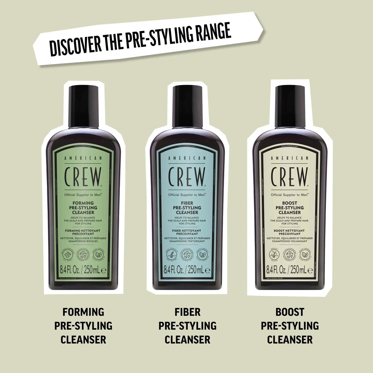 American Crew | Boost Pre-Styling Shampoo (250ml)