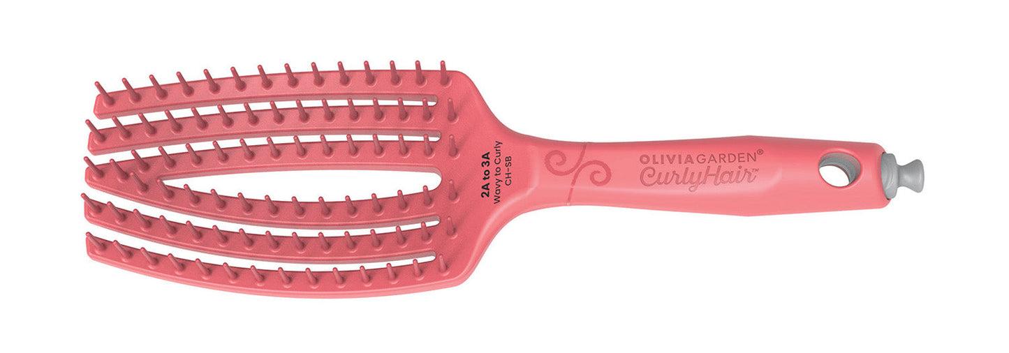 Olivia Garden | CurlyHair Single Bristle (2A to 3A) Wavy to Curly – CH-SB Brush