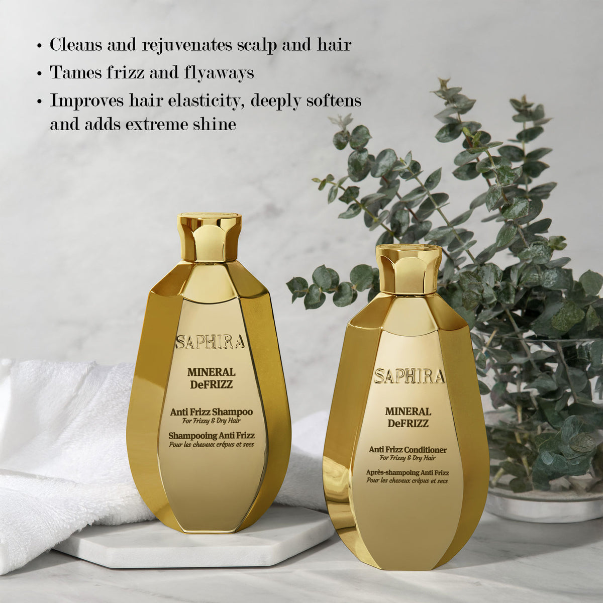 Saphira | Mineral DeFrizz Anti Frizz Shampoo (250ml)