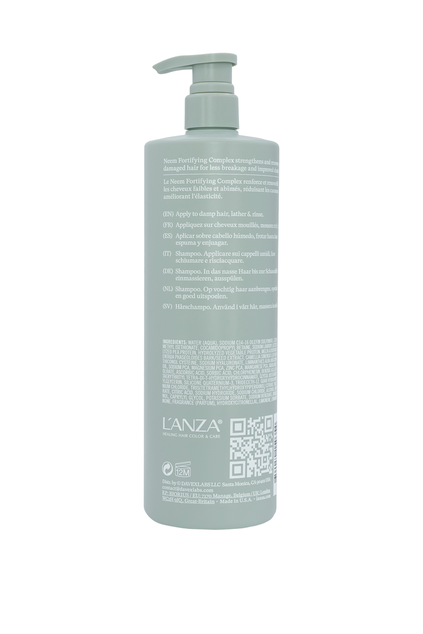 L’ANZA | Healing Strength White Tea Shampoo (1L)