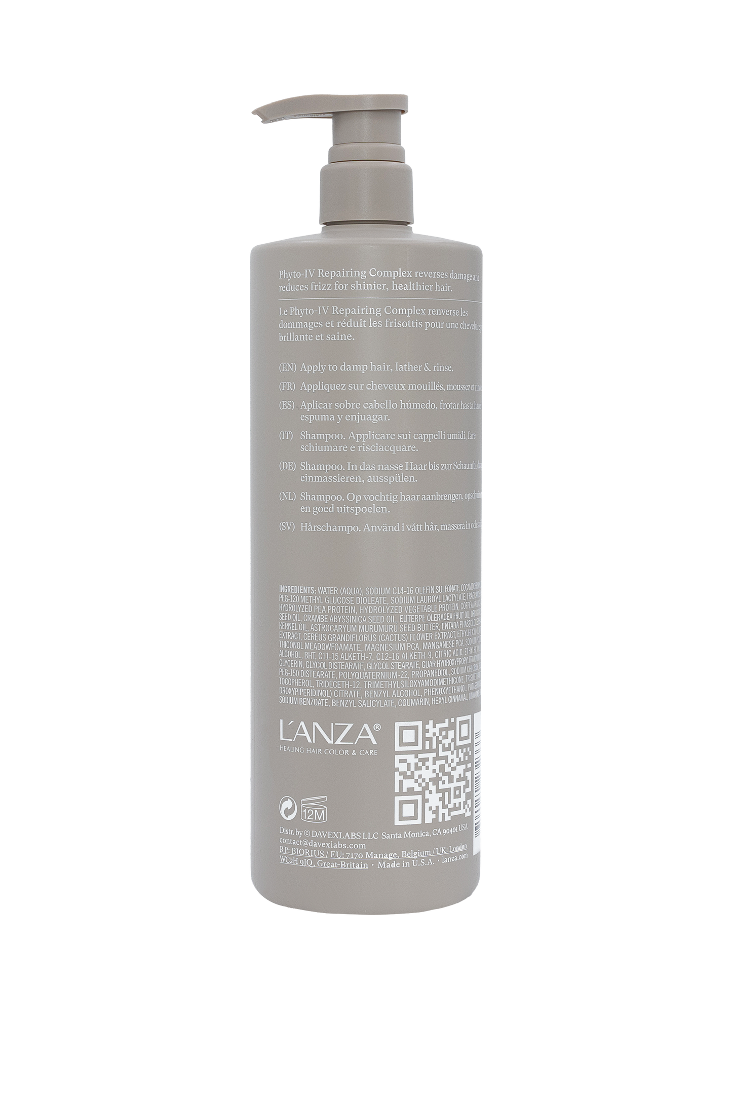 L’ANZA | Keratin Healing Oil Lustrous Shampoo (1L)