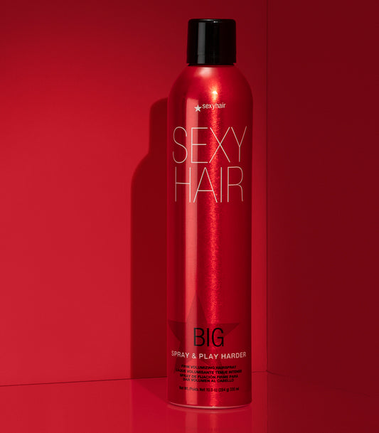 SexyHair | Spray & Play Harder • Firm Volumizing Hairspray (335ml)