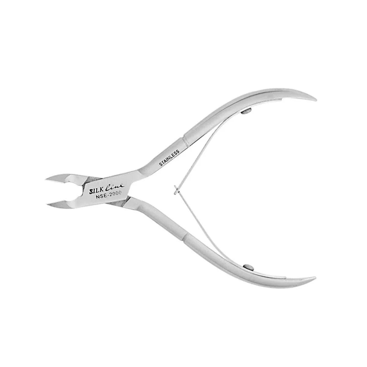 Silkline | Cuticle Nipper, Full Jaw Satin Finish 4 Inches