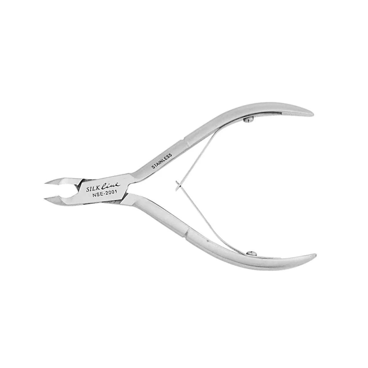 Silkline | Cuticle Nipper Half Jaw Satin Finish 4 Inches