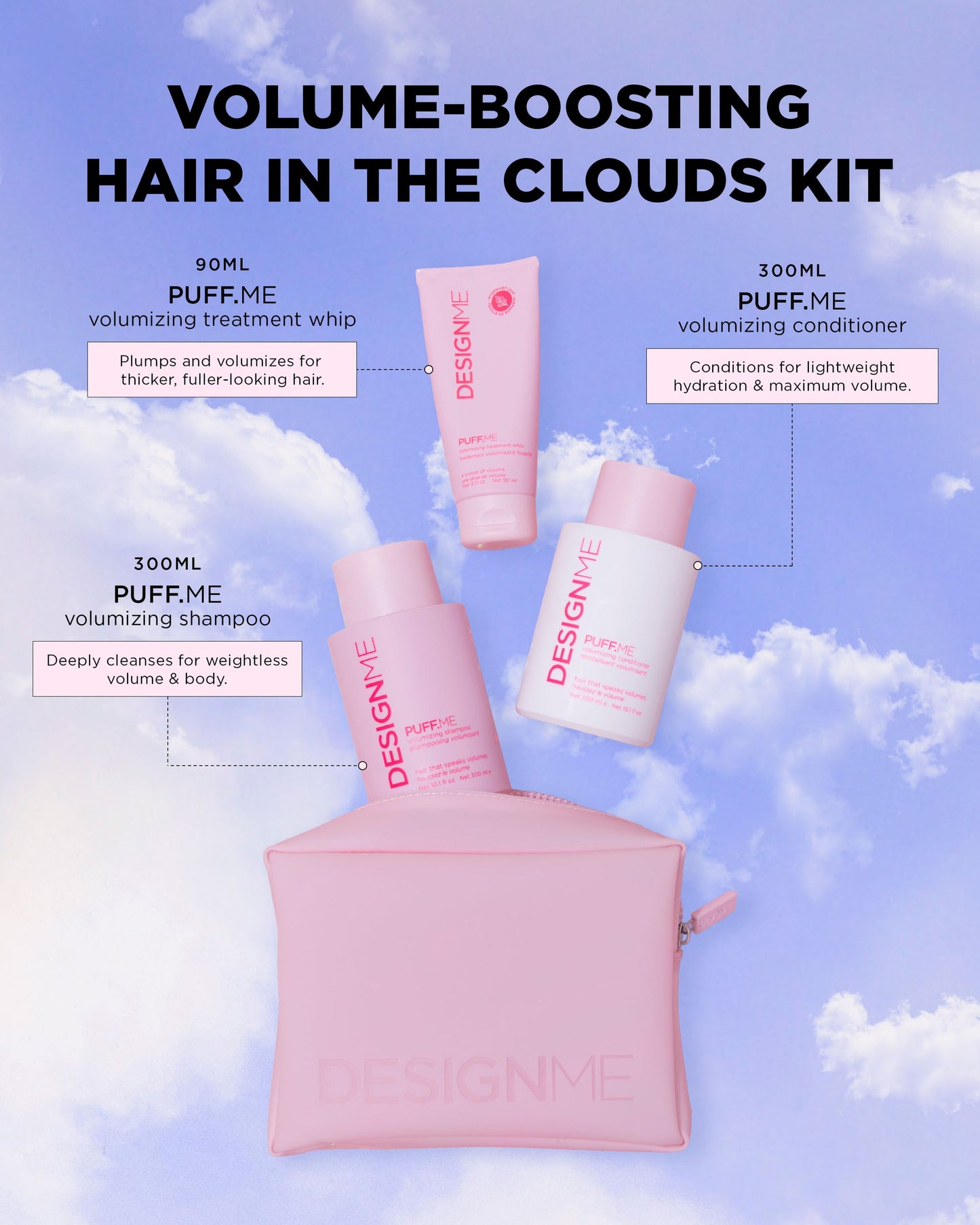 DesignMe | Hair In the Clouds Volume Kit