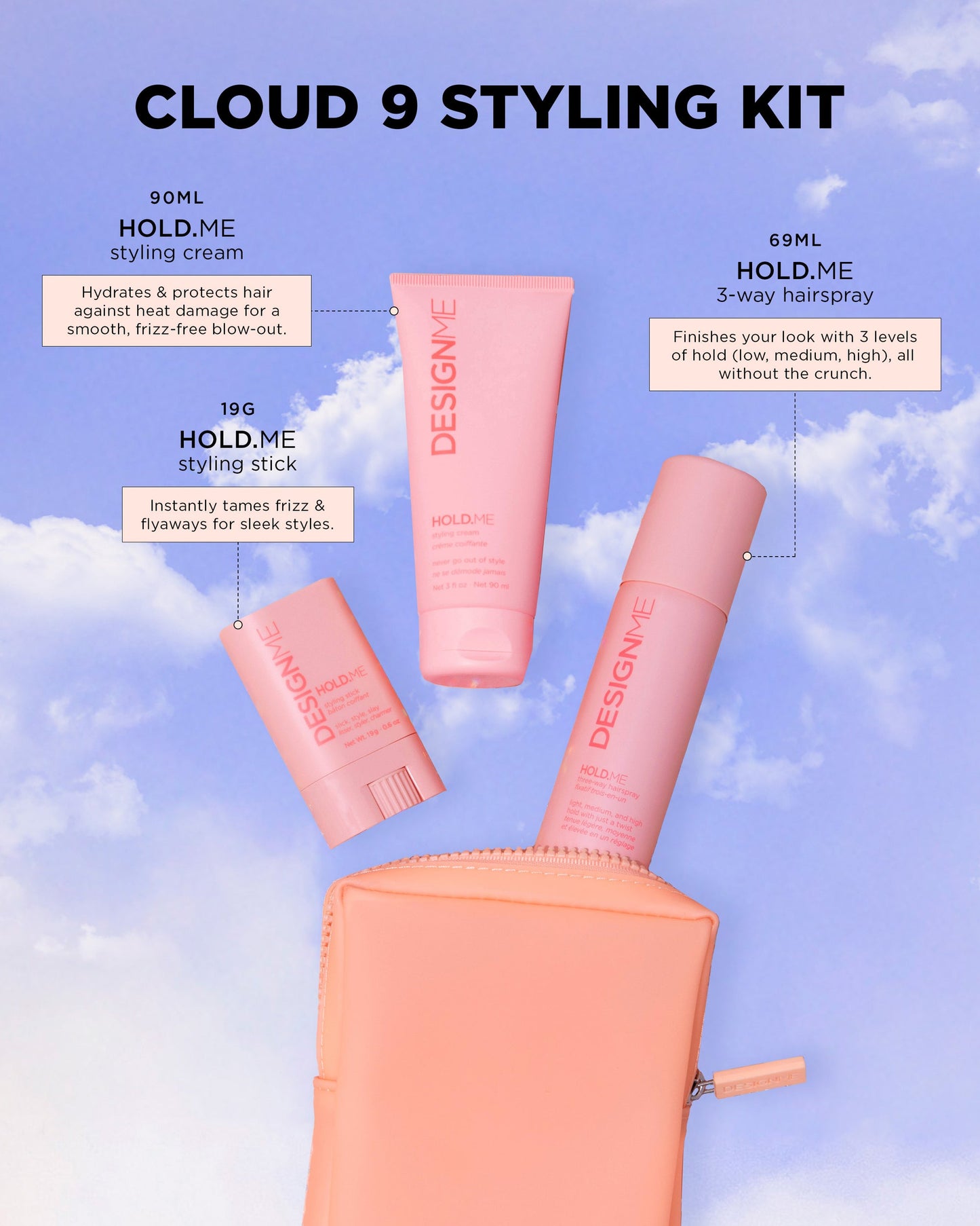 DesignMe | Cloud 9 Hold & Control Styling Kit