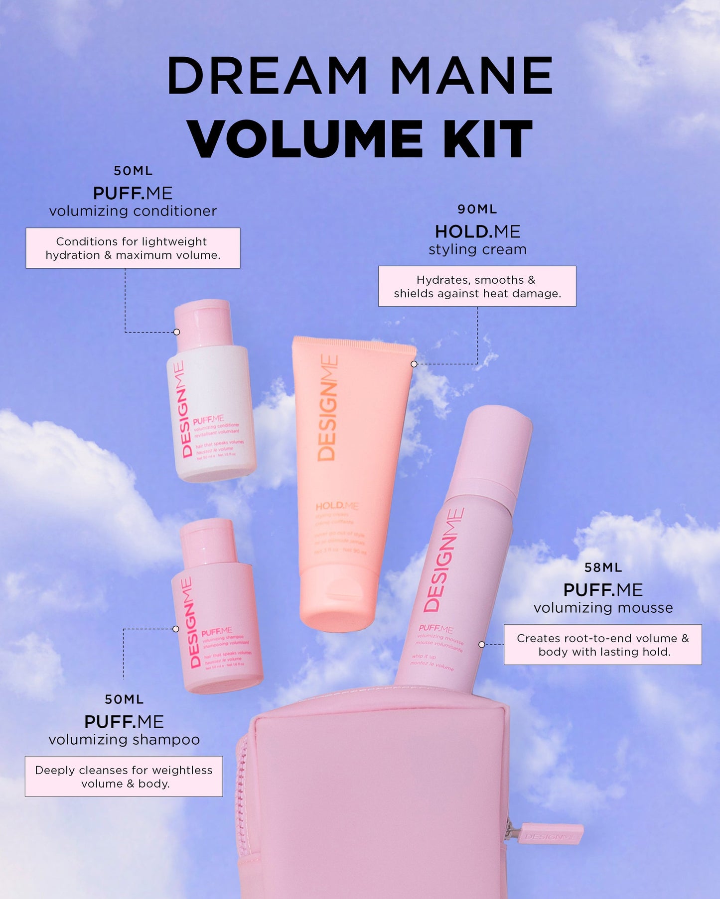 DesignMe | Dream Mane Volume Kit