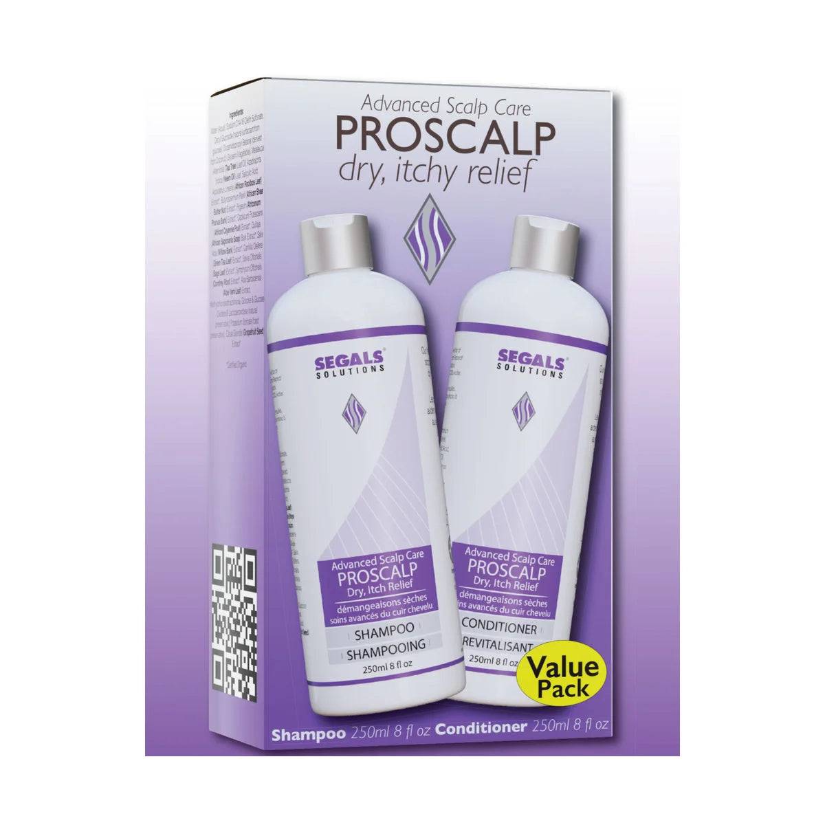 Segals Solutions | Psoriasis Anti Itch Shampoo and Conditioner Duo (250ml)