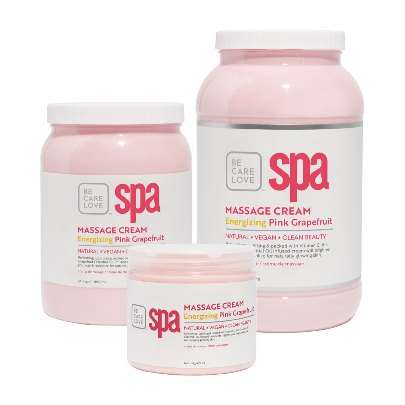BCL Spa | Pink Grapefruit Massage Cream (64oz)