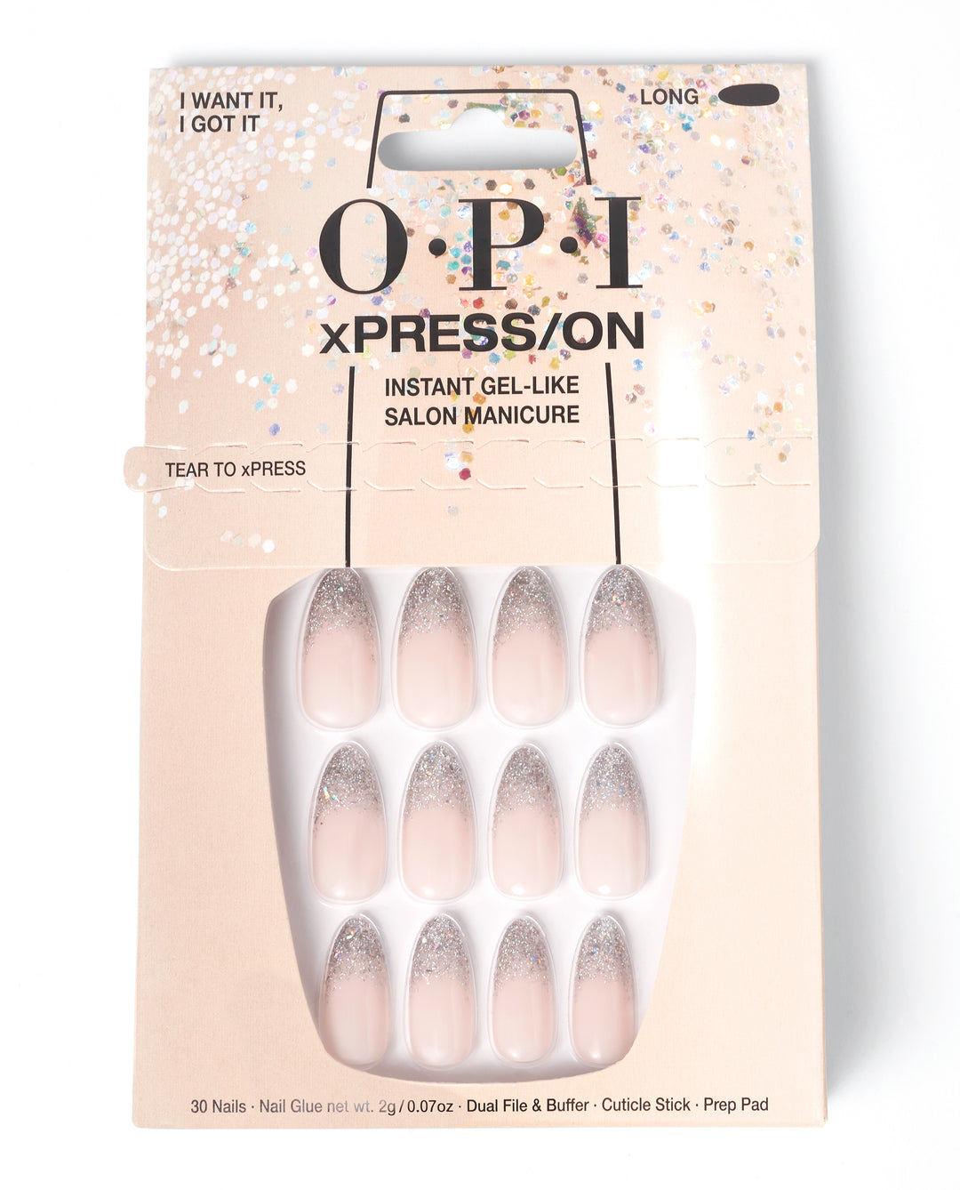OPI | xPRESS/ON • I Want It, I Got It (Long)