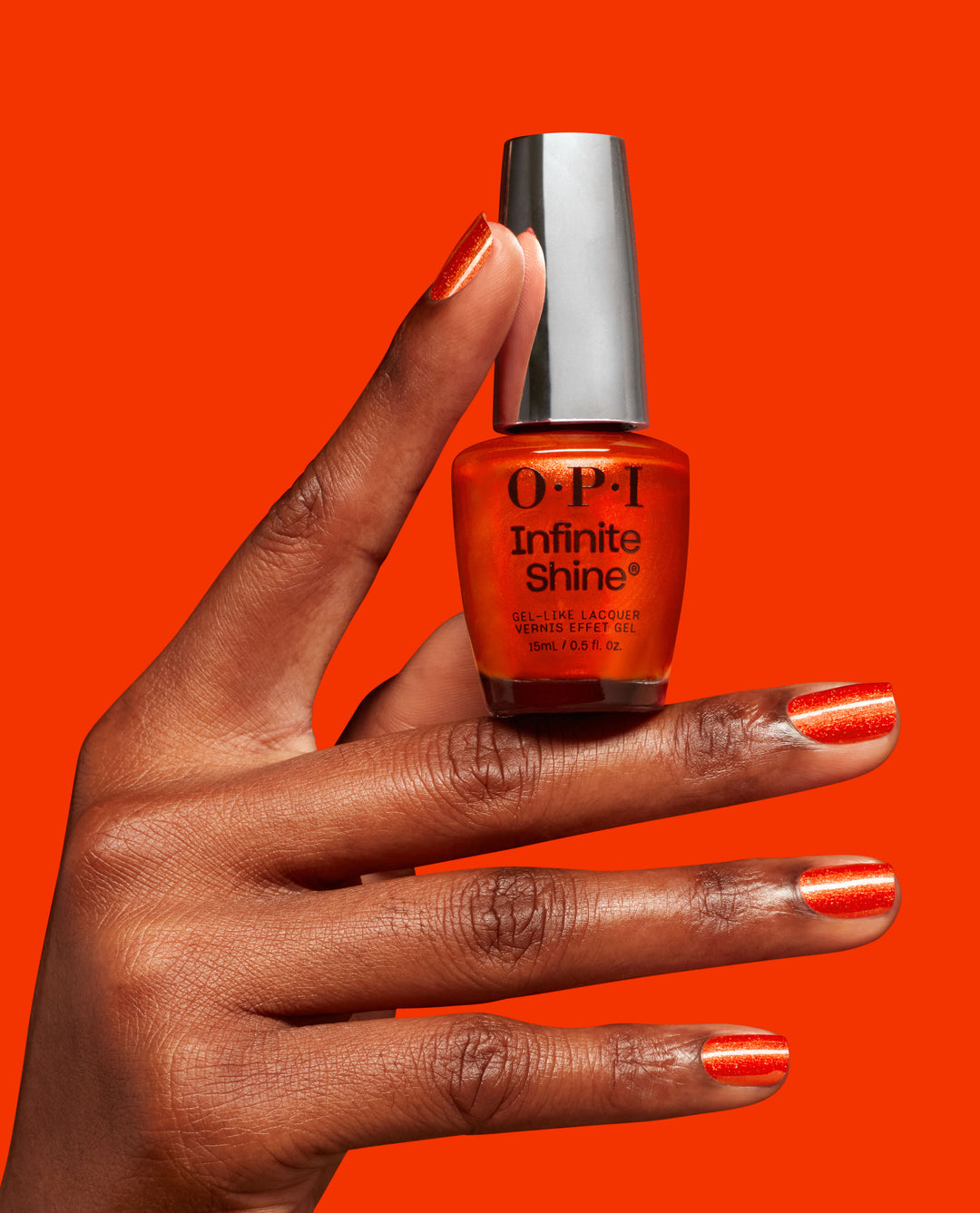 OPI | Infinite Shine • Good Enough to Treat: I’m a Natural Gingerbread
