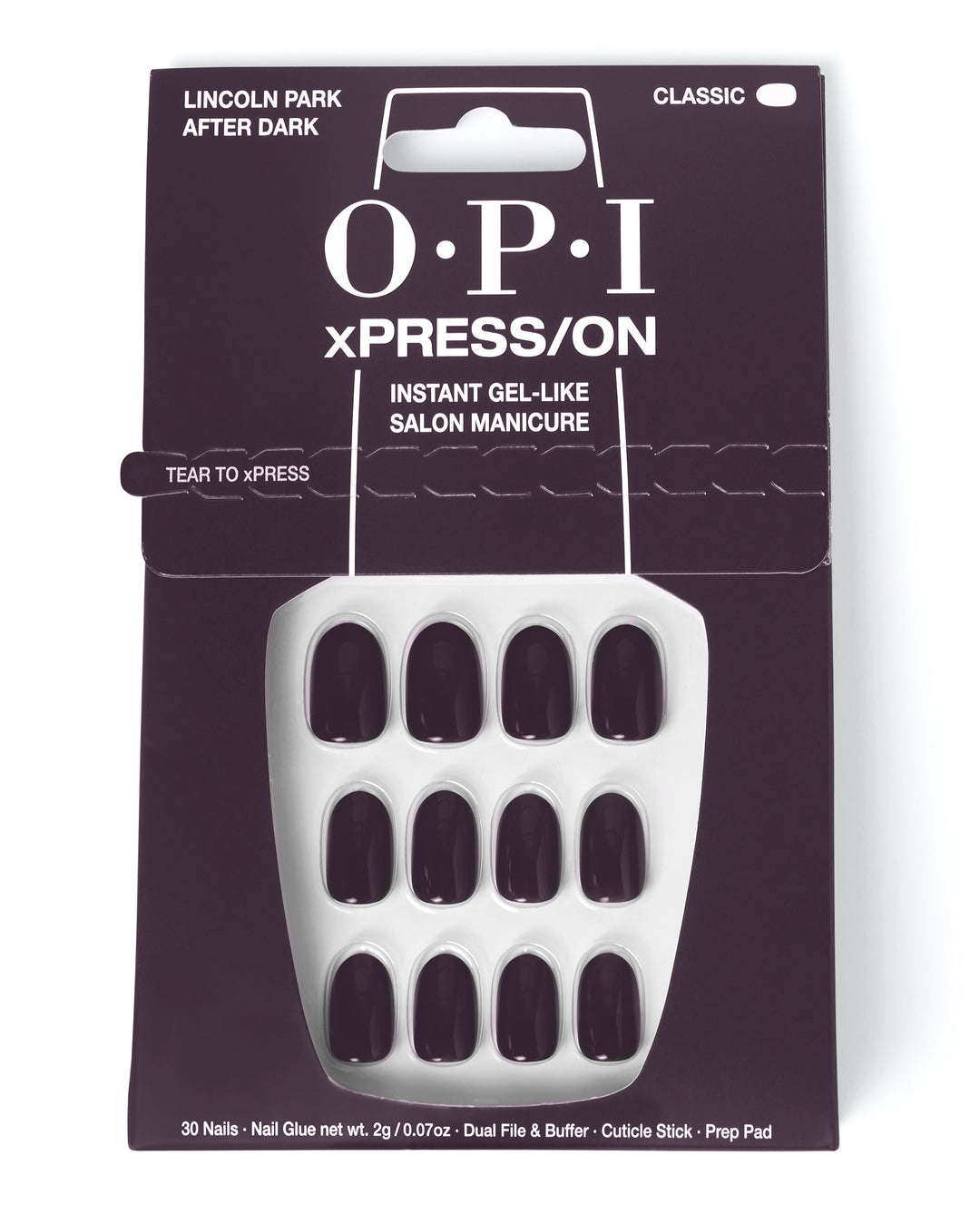 OPI | xPRESS/ON • Lincoln Park After Dark (Classic)
