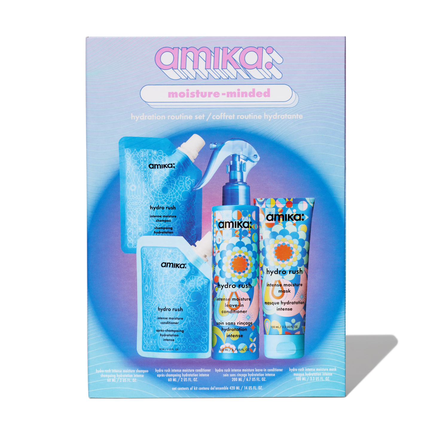 amika | moisture-minded hydration routine set