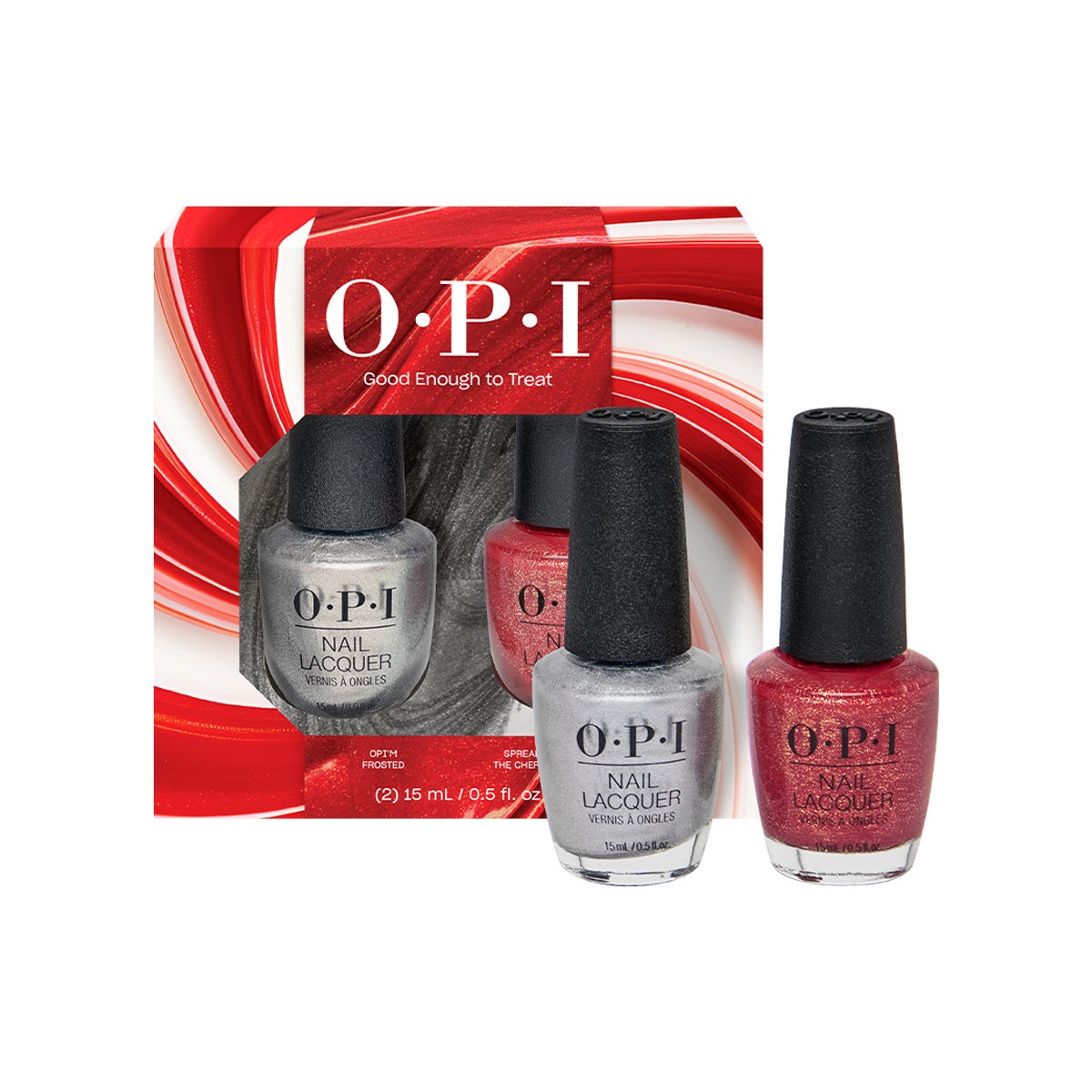 OPI | Nail Lacquer • Good Enough to Treat: Holiday '25 Nail Lacquer Duo Pack