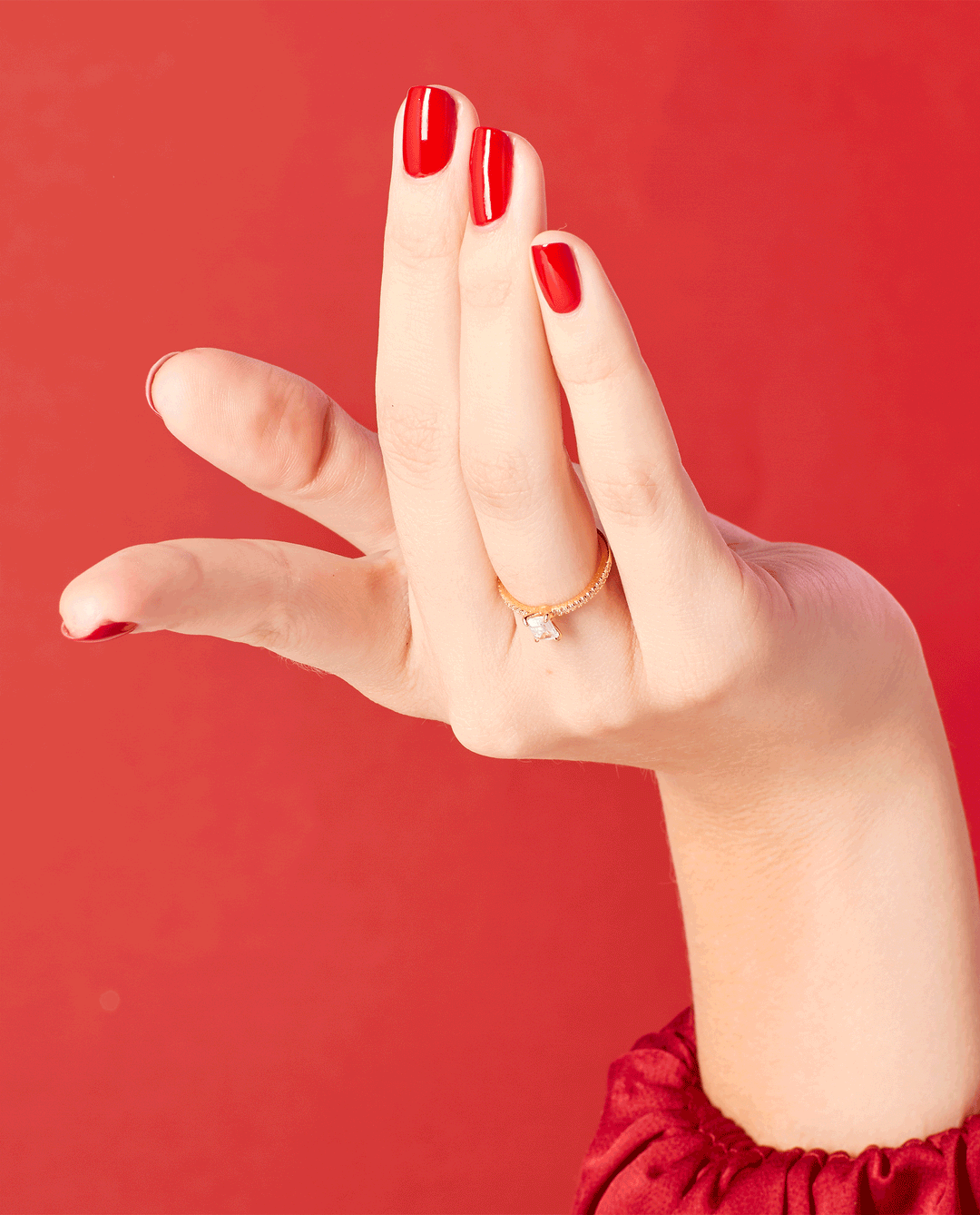 OPI | Infinite Shine • Relentless Ruby