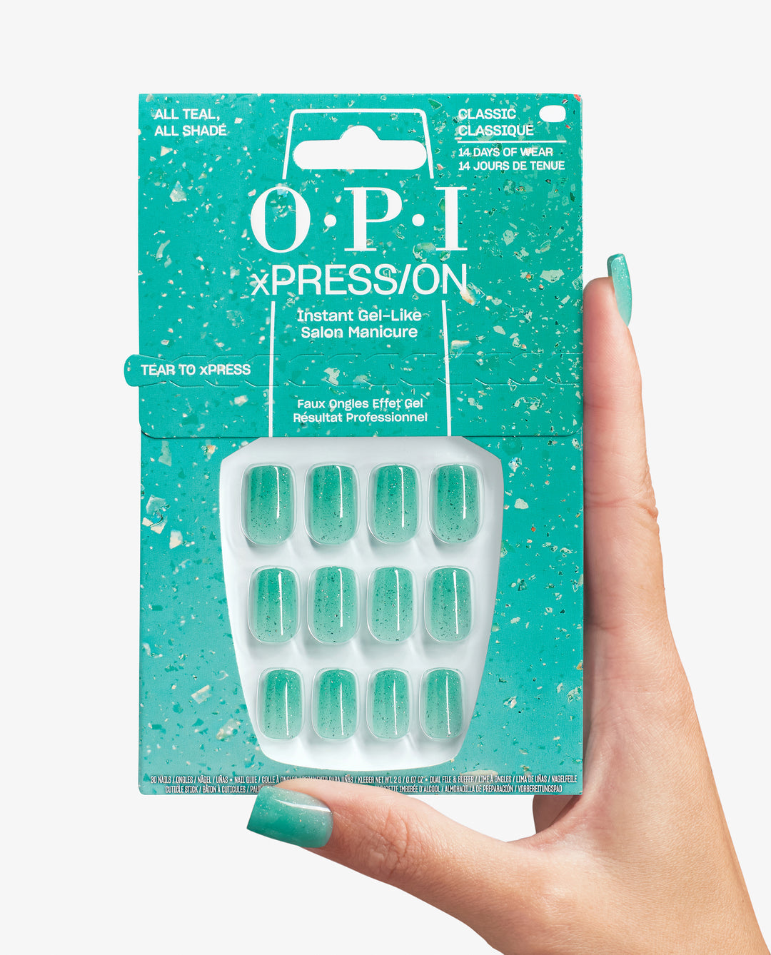 OPI | xPRESS/ON • All Teal, All Shade