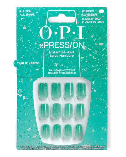 OPI | xPRESS/ON • All Teal, All Shade