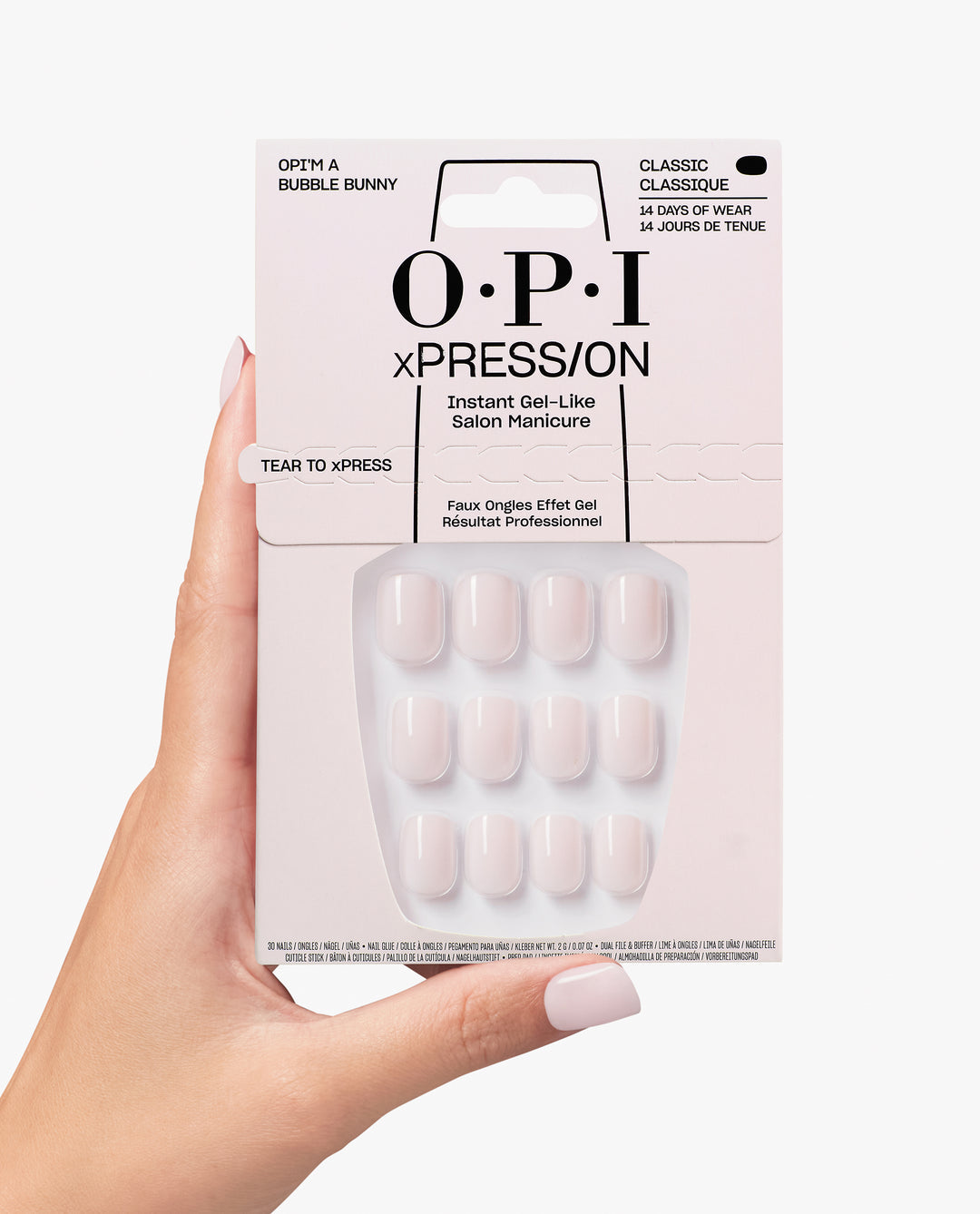 OPI | xPRESS/ON • OPI'm a Bubble Bunny