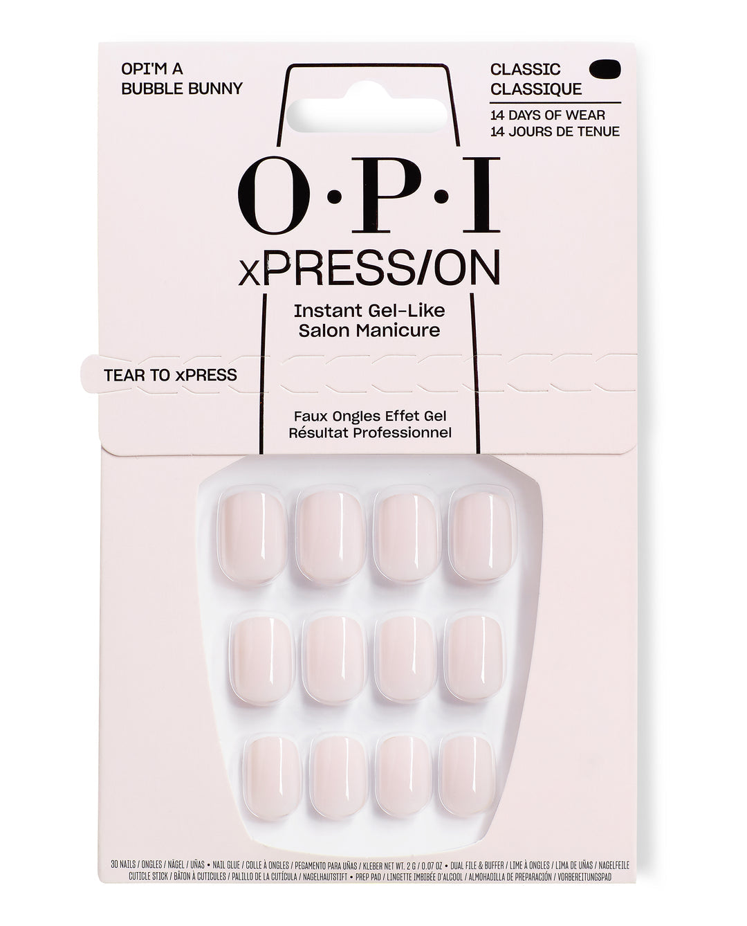 OPI | xPRESS/ON • OPI'm a Bubble Bunny