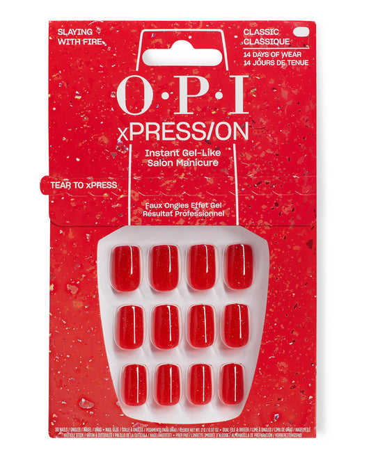OPI | xPRESS/ON • Slaying with Fire