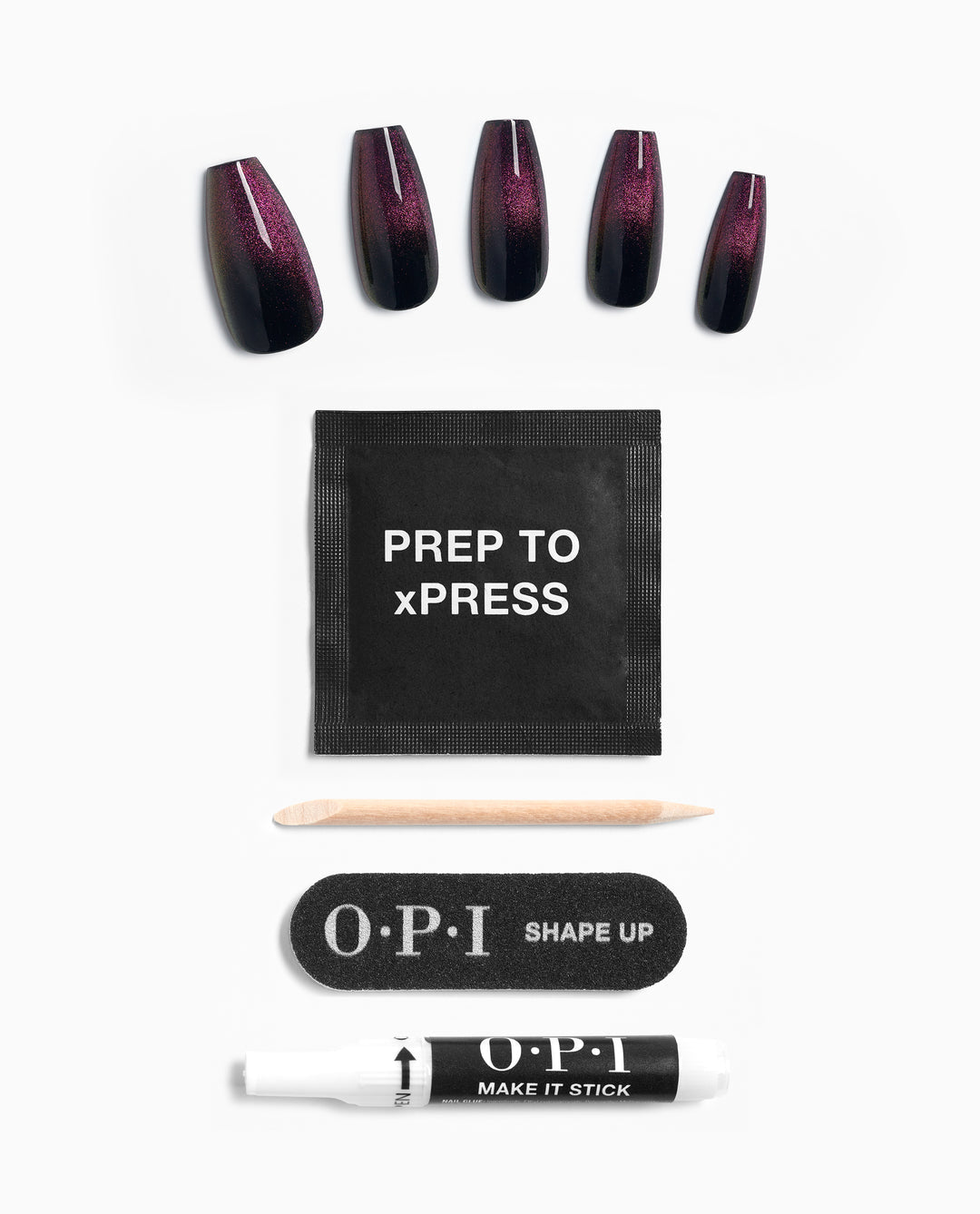 OPI | xPRESS/ON • Swipe Night (Long)