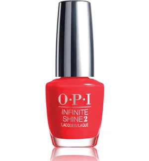 OPI | Infinite Shine • Unrepentantly Red