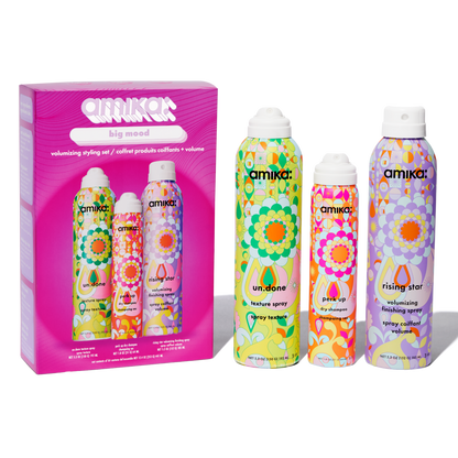 amika | big mood volumizing styling set