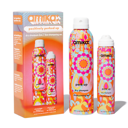 amika | positively perked up dry shampoo duo