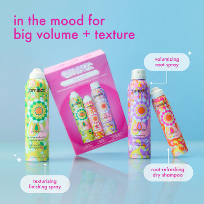 amika | big mood volumizing styling set