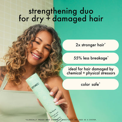 amika | the kure strength repair shampoo (500ml)