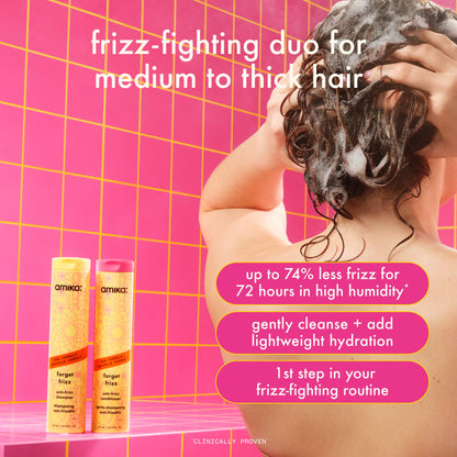 amika | forget frizz anti-frizz shampoo (1L)