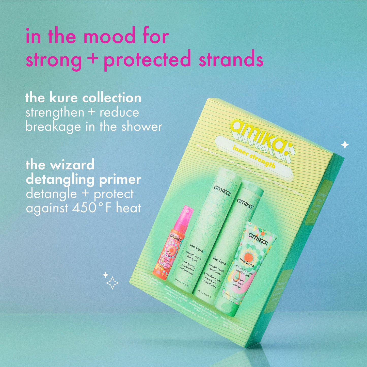 amika | inner strength strength repair routine set