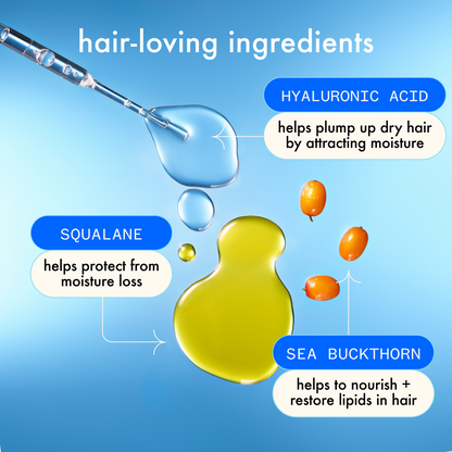 amika | hydro rush intense moisture hair mask with hyaluronic acid (250ml)