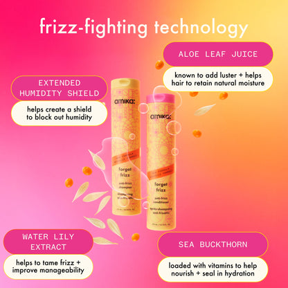 amika | forget frizz anti-frizz shampoo (1L)